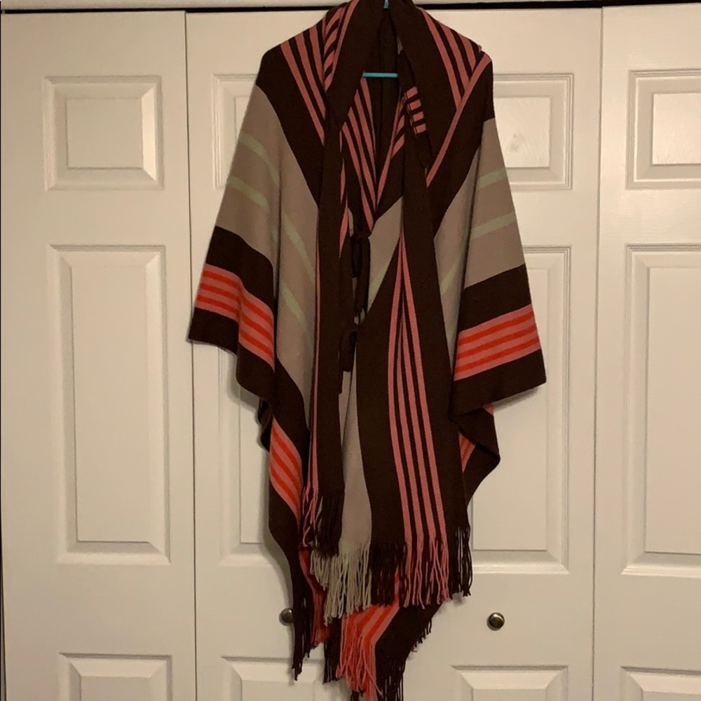 Free People fall poncho